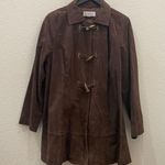 BRADLEY BAYOU Brown Suede Leather Horn Photo 6