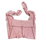 Lululemon burgundy striped full length pants sz 4 27.5” length Photo 4