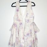 Gianni Bini NEW  Pastel Tiered Ruffle Mini Dress Women's Size 6 Photo 4