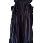 Who What Wear Boho Cotton Sleeveless Ruffle Dress Black Maxi Sz XXL #2470 Photo 0