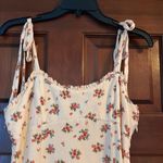 ZARA  shoulder tie, floral, cottage style maxi dress, medium Photo 1