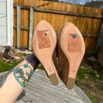 Veronica Beard  Dali Suede Peep-Toe Wedge Sandals in‎ Sand Size 8.5 Photo 9