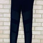 Alo Yoga Moto Leggings in Rich Navy Size S Photo 3
