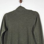 Pink Clover Army Green Cardigan Sweater Size Small NWOT Dark Green Cardigan Photo 4