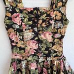 3 Suisses Corset Floral Mini Dress Cottagecore Y2K French Style Size 36 Pink Size M Photo 4