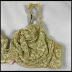 Victoria's Secret 38D Victoria Secret mustard lacey underwire bra Photo 2