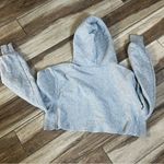 Champion  gray pullover cropped hooded sweatshirt Photo 4