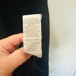 THEIA Women's Black Matte Mesh Cut Out Back Fitted Gown Maxi Dress Size 4 Photo 13