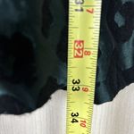 Ann Taylor Loft Women's Dress Sz 2P Green Leopard Print Fit Flare Party Mini Photo 6