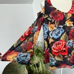 Show Me Your Mumu  Sheer Cold Shoulder‎ Floral Rose Tunic Blouse Bell Sleeves Sm Photo 5