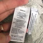 J.Crew NWT Azra gray pom pom crewneck pullover cable knit lambs wool sweater Photo 3