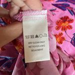 Hale Bob Top Medium Pink Floral Delyse Velvet Burnout Keyhole 3/4 Kimono Sleeves Photo 10