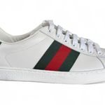 Gucci Ace Web Low-Top Sneakers White Photo 0