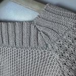 Current/Elliott Current Elliott Sweater Womens Medium Pink Wear For Love Chunky Boho Hippie Photo 4