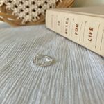 Love Heart Abstract Silver Ring Vintage Cleangirl Minimal Simple Neutral Promise Jewelry Photo 7