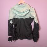 Nike Vapor Running Full Zip Jacket Size M Removable Hood Mint Green/Gray Photo 5