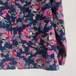Levi's Vintage Levi Strauss Long Sleeve Floral Collared Button Down Blouse Size 10 Photo 5