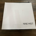 Nine West sz 8.5 brown faux suede chunky high heel boots NWT Photo 11