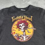 Grateful Dead  Sweatshirt Gray Long Sleeve Skull Graphic Womens Size L Large Photo 1