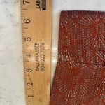 Worth New York Brielle Pants Women’s Magenta Leaf Jacquard Dress Trousers Sz 4 Brown Photo 5