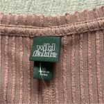 Wild Fable Dusty Pink Long-Sleeve V-Neck Thermal Style Top Size XS. Photo 3