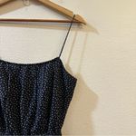 Abercrombie & Fitch  Polka Dot Low Back Maxi Dress Size Small Blue Tiered AF Photo 6