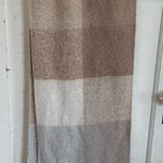 Steve Madden NWT  ivory camel plaid scarf Photo 0