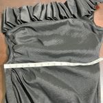 Holiday Party Dress Black One Shoulder Ruffle Cocktail Parties‎ LBD Size 14 Photo 7