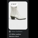 Urban Outfitters White Cowboy Boots Photo 6