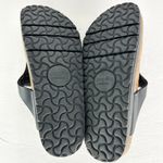 Birkenstock  Papillio Womens Gizeh Birko Flor Sandal Size 10 Black T Strap Photo 6