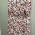 FSL Apparel floral print ruffled halter top maxi dress White Photo 4
