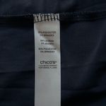 Chico's  Shirt Womens‎ XL Blue Slinky Travel Workwear Office Casual Minimalist Photo 5