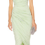 Michael Costello  x REVOLVE Elyse Midi Dress in Mint Photo 0