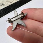 Signed Tenn Sweden Brooch Pin Pewter Silver Tone Marine Starfish Photo 5