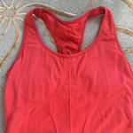 Atheletic Wear Sports Top Built in Bra Orange Red Small Photo 1