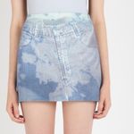 Elliss HANDY JEAN PRINT DENIM MINI SKIRT Blue Size M Photo 1