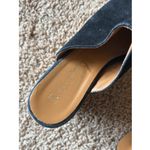 RossOro Classic Black Suede Leather Cork Wedge Mule Sandal Shoes Italy EU 35 Size 5 Photo 9