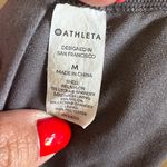 Athleta aqualuxe knot high waist bikini bottom gray size medium Photo 2