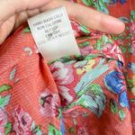 Arrata Silent Journey NWOT Girls Are Young Button Down Mesh Embroidered Top XL Pink Photo 5