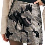 Free People  Camouflage Sequin Mini Skirt Photo 12