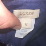 J Crew navy eyelet strapless semi formal layered mini dress Blue Size 6 Photo 1