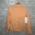 Lululemon Women's Cotton Blend Poplin Button Down Shirt NWT Size XL (PCHB) Photo 0