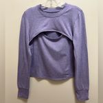 Jason Wu  Top 2 pc Tank Shrug Long Sleeve Purple Size M Photo 3