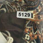 Driftwood  Paisley Print Velvet Blazer Jacket Women's Size S Brown Black Gold Photo 10