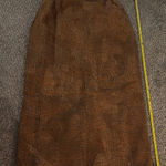 Magic 100%  leather  Women's Skirt long vintage boho country western chic great condi! Photo 0