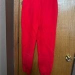 Red crimson comfrt Sweatpants size small Photo 3