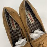 Vintage Y2K Size 9 90s Union Bay Nicolette Platform Wood Heel Studded Pumps Tan Brown Photo 6