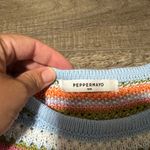 Peppermayo NWOT  Chromatic Charm Knit Top Citrus Oasis S/M Photo 2