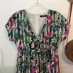 Sugar Lips NEW Sugar + Lips Tropical Striped Midi Dress​ Photo 1