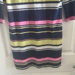 Lilly Pulitzer Marlowe Dress Blue Pink Sun Stripe Size M Photo 3